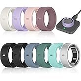 10 Pack Ring Cover Compatible with Oura Ring Gen 4/4 Ceramic, Oura Ring Gen 3 Horizon/Heritage, Supp