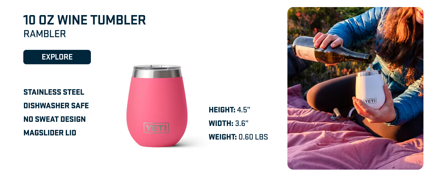 10 ounce wine tumbler