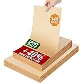 140 Parchment Paper Sheets 9x13 Inch | Precut Unbleached Baking Paper Sheets for Oven, Air Fryer, Co