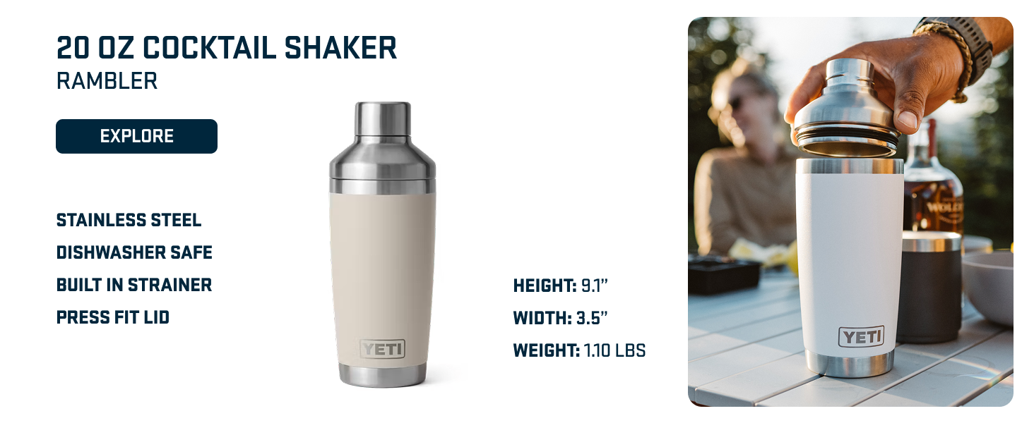 20 oz cocktail shaker