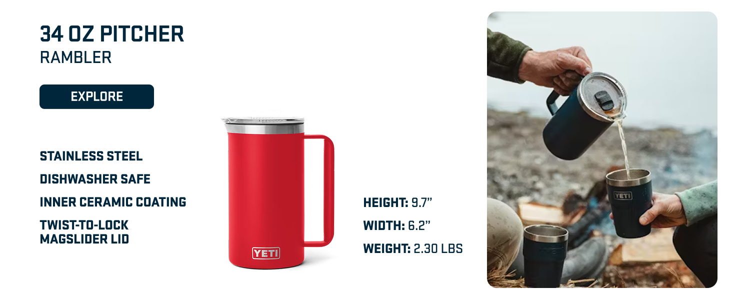 34 ounce rambler pitcher