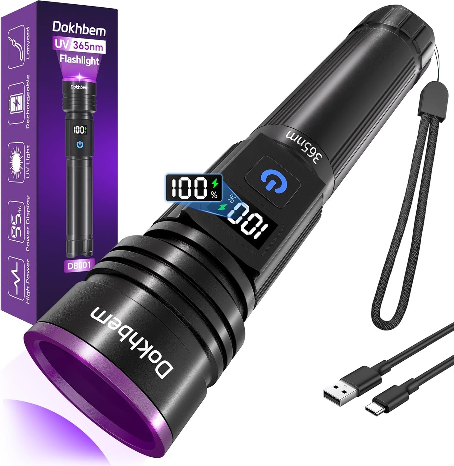 Dokhbem 365nm UV Flashlight Review: Best Budget Blacklight for 2024?