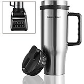 40oz Insulated Ninja Blender Cups Replacement with Lid,3-in-1 Insulated Stainless Steel Tumbler With