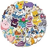 50Pcs Cute Monster Sticker for Kids, Cool Anime Cartoon Waterproof Vinyl Decal for Teen Girl Adult W