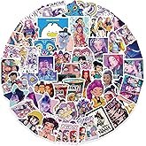 60Pcs Korean Idol Demon Movie Hunters Stickers Pack, Cartoon Movie Style Waterproof Vinyl Stickers f