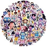 60pcs Cartoon Demon Movie Hunters Stickers for Water Bottle,Cool Anime Style Waterproof Vinyl Decal