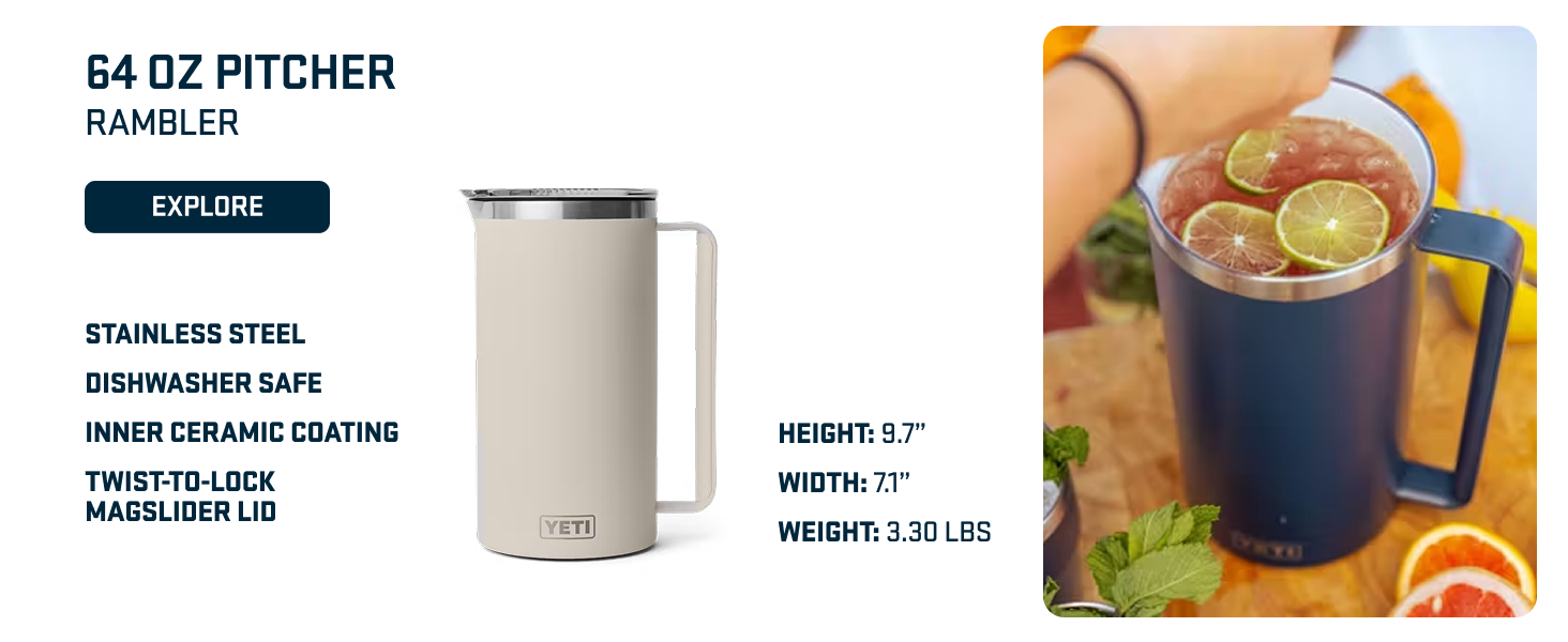 64 ounce rambler pitcher