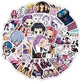 74Pcs Cute Anime Stickers, Cute Cartoon PVC Movie Decals, Perfect for Laptop, Phone Case, Helmet, Wa