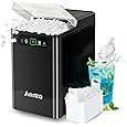 Aeitto Nugget Ice Maker Countertop, Pellet Ice Machine Soft Chewable Ice 40lbs/Day, One-Click Operat