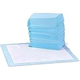 Amazon Basics Leak-Proof Dog and Puppy Potty Training Pee Pads with Quick-Dry 5-Layer Super Absorben