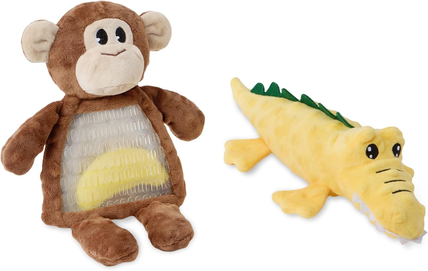Amazon Basics Monkey & Alligator Dog Toys Review: Best Budget Plush?
