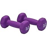 Amazon Basics Neoprene Dumbbell Hand Weights for Exercise and Muscle Toning