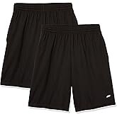 Amazon Essentials Men's Athletic Basketball Gym,Performance Tech Loose-Fit Training Shorts, Pack of 