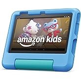 Amazon Fire 7 Kids tablet (newest model) ages 3-7. Top-selling 7" kids tablet on Amazon. Includes 6 