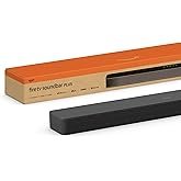 Amazon Fire TV Soundbar Plus (newest model) with built-in subwoofer, 3.1 channel, Dolby Atmos, clear