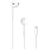 Apple EarPods Headphones with Lightning Connector, Wired Ear Buds for iPhone with Built-in Remote to