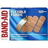 Band-Aid Brand Flexible Fabric Sterile Adhesive Bandages, Comfortable Cushioned Wound Care & Protect