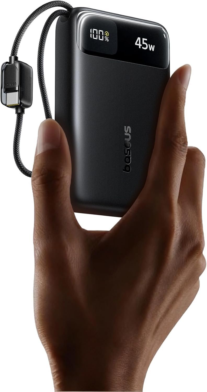 Baseus 20K Power Bank Review: 45W Charging With Built-In Cables Worth It?