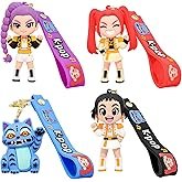 Bellicremas Demon Hunters Keychain Set of 4, Cute Doll Figurine Collectible - Official Demon Hunters