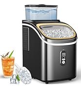 COWSAR Countertop Ice Cube Maker, 30LBS/24H Portable Ice Machine with Top External Water Tank, Se...