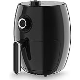 Compact Air Fryer Small, 2.1QT, 4-in-1 Small Mini Airfryer Compact, Bake, Roast, Reheat, 98% Less Oi
