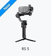 DJI RS 5, Gimbal Stabilizer for Camera Canon/Sony/Panasonic/Nikon/Fujifilm, Fine-Tuning Knobs, 2n...
