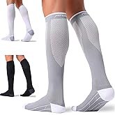 FITRELL 3 Pairs Compression Socks for Women and Men 20-30mmHg-Circulation Support Socks