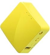 GL.iNet GL-MT300N-V2 (Mango) Portable Mini Travel Wireless Pocket VPN WiFi Router - 2X Ethernet P...