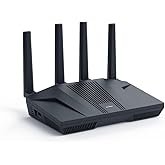 GL.iNet GL-MT6000 (Flint 2) WiFi 6 High Speed Gaming Routers for Wireless Internet, 2 x 2.5G Etherne