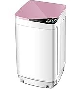 Giantex Full-Automatic Washing Machine Portable Washer and Spin Dryer 7.7 lbs Capacity Compact La...