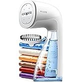 HiLIFE Upgraded Steamer for Clothes, Handheld & Portable, 1100W Powerful Steam, 300ml Big Capacity &