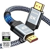 Highwings 8K 10K 4K HDMI Cable 48Gbps 6.6FT/2M, Certified Ultra High Speed HDMI Cable Braided Cord-4