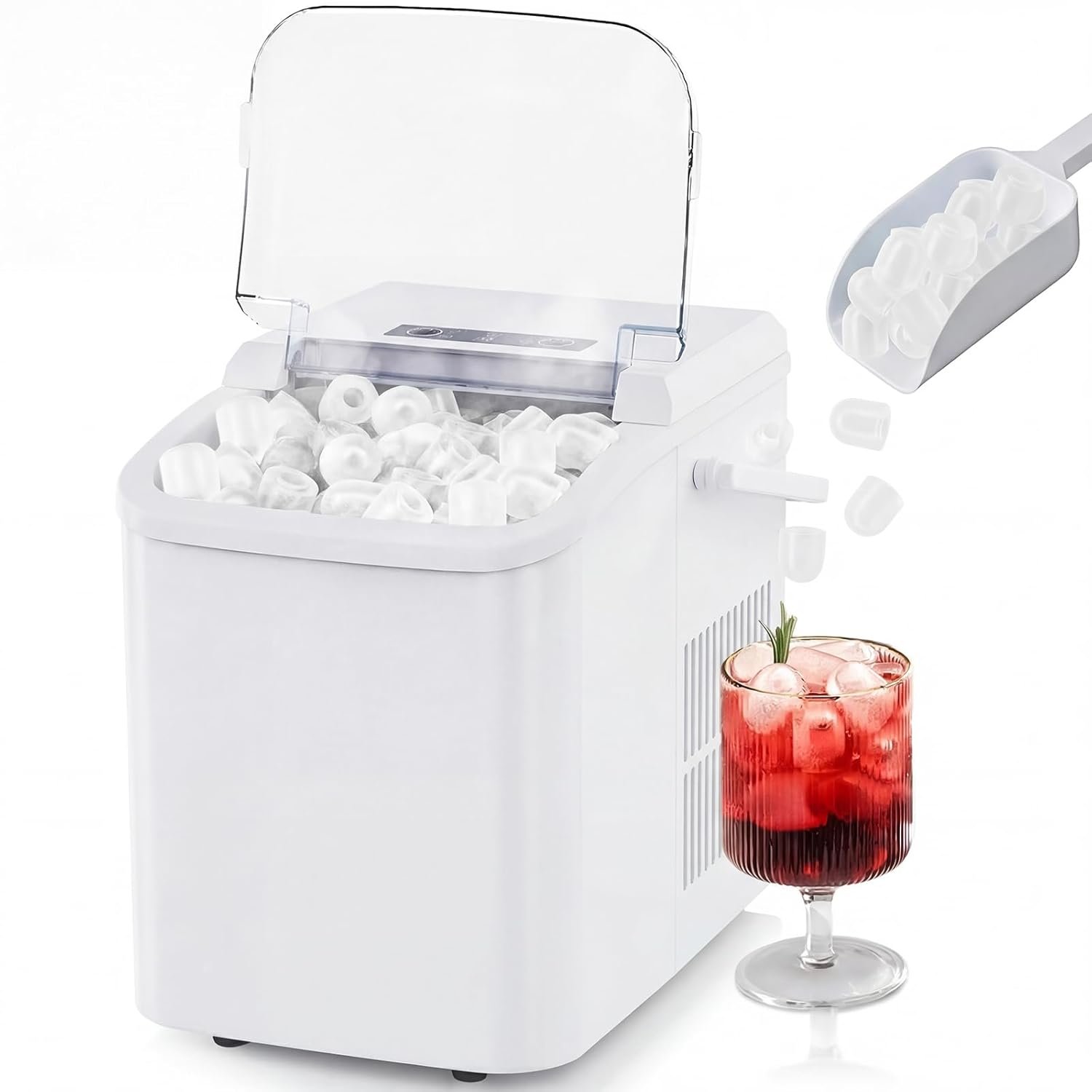 KMFurnila Ice Maker Review: Worth $47 for Quick Bullet Ice?
