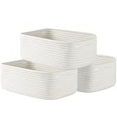 KALLAX Small Woven Basket, 12 x 8 x 4.5 Inches, Storage Basket for Organizing, Cute Small Rope Sh...