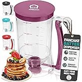 KPKitchen Pancake Batter Dispenser - Kitchen Must Have Tool for Perfect Pancakes, Cupcake, Waffle, M