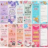 LiYiQ 100 Pcs Book Lovers Bookmarks Double-Sided Bookmark Page Markers Book Markers Set Reading Book