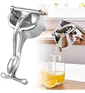 Manual Juice Squeezer, 2026 New Aluminum Alloy Fresh Fruit Juice Extractor, Hand Juicer Squeezer ...