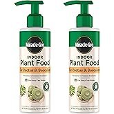 Miracle-Gro Indoor Plant Food for Cactus and Succulent, Liquid Plant Food for Indoor Succulents and 