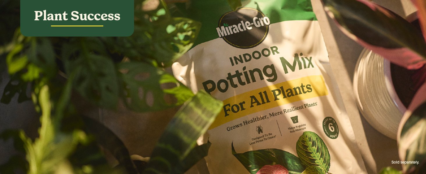 Miracle-Gro Indoor Potting Mix For All Plants.