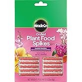 Miracle-Gro Orchid Plant Food Spikes - Indoor Plant Fertilizer Sticks for Potted Orchids, Feeds for 