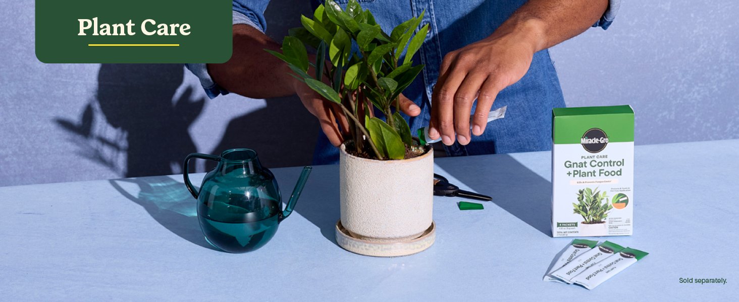 Miracle-Gro Plant Care Gnat Control + Plant Food