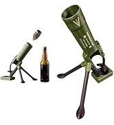 Mortar Beer Bottle Opener, 51mm Mortar Bottle Opener, Heavy-Duty Tactical Cap Launcher, Funny Han...