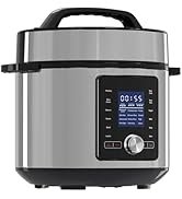 NEWBULIG 6.3 Quart Electric Pressure Cooker, Stainless Steel Multi Cooker Pressure, 24-in-1 Slow ...