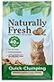 Naturally Fresh Cat Litter Made From Walnut Shells, 1-2 Cats, Unscented, Upcycled, Easy Scooping, Su