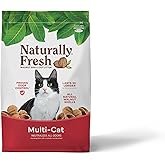 Naturally Fresh Cat Litter Made from Walnut Shells, Unscented, Multi-Cat, Upcycled, Low Dust, Sustai