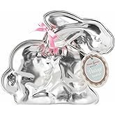 Nordic Ware Easter Bunny 3-D Formed Aluminum 2 Piece Cake Pan