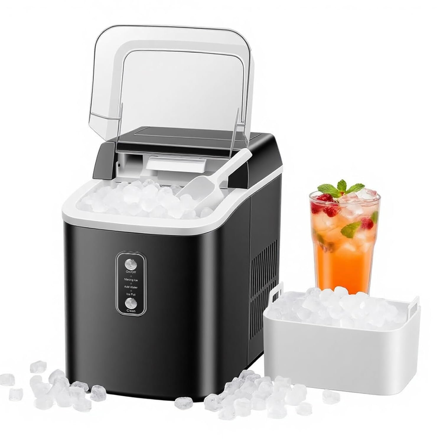 KMFurnila Nugget Ice Maker Review: Real Sonic Ice Under $100?