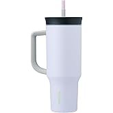 Owala Stainless Steel Triple Layer Insulated Travel Tumbler with Spill Resistant Lid, Straw, and Car