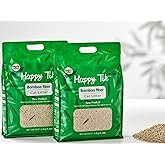Plant-Based Bamboo Fiber Litter, Biodegradable & Eco Friendly, Powerful Odor Control, 99% Dust Free,