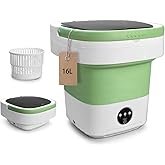 Portable Washing Machine, 16L Upgraded Mini Laundry Machine with Spin Basket, 3 Cleaning Modes Suita